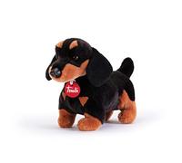 Trudi Teckel Leo Chien en Peluche Jeu, Cadeau Noël et Anniversaire | 11 x 19 x 25 cm Taille S | Chien en Peluche Classique | modèle 22336