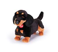 Trudi Teckel Leo Chien en Peluche Jeu, Cadeau Noël et Anniversaire | 13 x 24 x 34 cm Taille M | Chien en Peluche Classique | modèle 22337