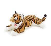 Trudi Tigre Bruce Mascotte en Peluche, Cadeau de Noël et d'anniversaire. | 39x23x46cm L | Animaux Exotiques tropicaux | modèle 27138