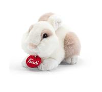 Trudi Trudini 51109 Plüschhase ca. 16 cm (Größe XS), hochwertiges Stofftier mit weichen Materialien, Plüschtier mit liebevollen Details, sehr flauschig, waschbar, Kuscheltier für Kinder, Weiß