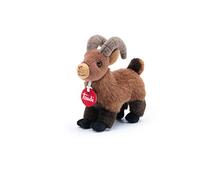 Trudi Trudino Ibex Deluxe Animaux du Parc du Stelvio et du Brenta. Cadeau en Peluche. Animaux de la forêt | 9x16x15cm Taille XS | Park Collection | modèle 55470