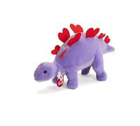 Trudi Trudino Lovesauro Violet Peluche Dinosaure Stegosaure Love avec Coeurs | 22x14x9cm Taille XS | Saint Valentin | modèle 55518