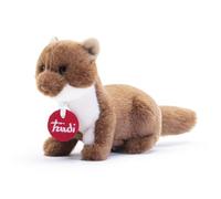Trudi Trudino Martre - Parc Adamello Brenta Peluche Petit Cadeau Saint Valentin et Noël | 17x14x9cm Taille XS | Trudini Classic | modèle 52231