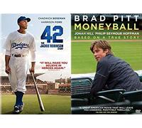 True Amazing Stories Of America's Past Time: 42 The Jackie Robinson Story + Moneyball DVD Combo