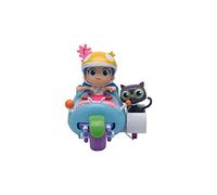True and The Rainbow Kingdom Figurines - True's Strawberry Racer avec de Jolies Figurines articulées colorées True and Bartleby et Une Voiture de Course Jouet - À partir de 3 Ans, Bleu