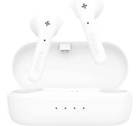 True Basic Écouteurs Intra-Auriculaires sans Fil étanches IPX4 Bluetooth 5.0 avec Micro intégré, jumelage Automatique en Une étape, Longue durée de Lecture et étui de Chargement (Blanc)