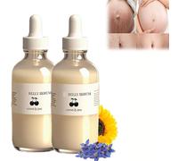 True Belly Serum,Firming Hydrating Belly Oil for Women,Nourishment & Elasticity Support,Stretch Mark Appearance Care,Natural Plant Formula (2)