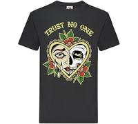 True Buddha Religion Fashion T-Shirt Funny Vintage Gift for Men White Manches Courtes(Small)