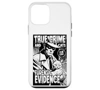 True Crime and Cats Furensic Evidence Funny Cat Amoureux Propriétaire Coque pour iPhone 12 Mini