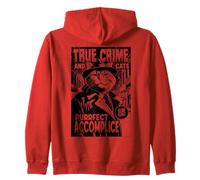True Crime and Cats Purrfect Complice Amoureux des Chats Sweat à Capuche