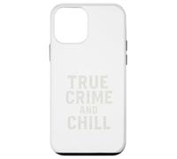 True Crime and Chill Distressed Vintage Gothic Design Coque pour iPhone 12 Mini