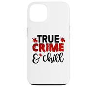 True Crime and Chill Serial Killer Criminal TV Meurtres Coque pour iPhone 13