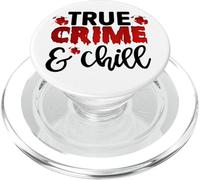 True Crime and Chill Serial Killer Criminal TV Meurtres PopSockets PopGrip pour MagSafe