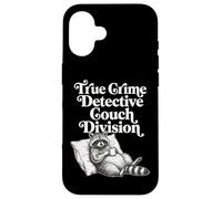 True Crime Detective Couch Division Coque pour iPhone 16