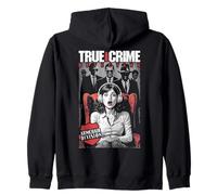True Crime Detective Couverture de livre vintage pour fauteuil Sweat à Capuche