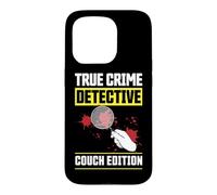 True Crime Detective, édition canapé Coque pour iPhone 15 Pro