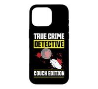 True Crime Detective, édition canapé Coque pour iPhone 16 Pro
