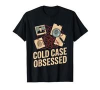 True Crime Fan Cold Case De Podcast Amateur Detective Salon T-Shirt