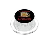 True Crime Podcast Murderino Fan Forensic Humour Junkie PopSockets PopGrip pour MagSafe