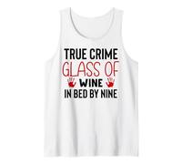 True Crime : Un Verre de vin au lit par Nine Murder Mystery Débardeur