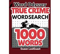 True Crime Wordsearch: A Fun and Challenging Wordsearch Puzzle Book for Adults, Teens and Perfect Gift for True Crime Lovers