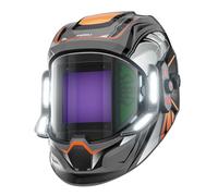 True Dark Casque de sécurité pour soudage automatique, 4 LED Pan88 de type Pan Monmongr Mon LED, réglable, léger, durable, portable, convivial, compact