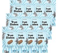 True Dates Dattes Salty Liquorice dattes naturelles 100g Pack de 12