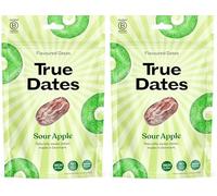 True Dates - Sour Apple |Dattes aromatisées naturellement | Saveur pomme verte | 100 g (Lot de 2)