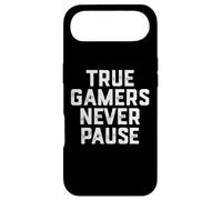 True Gamers Never Pause Cadeau Amusant pour Les Jeux Solo Coque pour iPhone Air