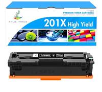 TRUE IMAGE 201X 201A Cartouche de Toner Compatible pour HP 201X Toner 201A CF400X CF400A Color LaserJet Pro MFP M277dw M252dw M277n M277 M274n M252n M277c6 M252 M274 ( 1-Pack, Noir )