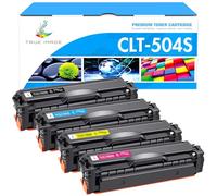 TRUE IMAGE CLT-504S Cartouche de toner compatible pour Samsung CLT-504S CLT-K504S CLT-C504S CLT-Y504S CLT-M504S Fonctionne pour imprimante Xpress SL-C1810W SL-C1860FW CLP-415NW CLX-4195FW