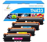 TRUE IMAGE TN423 Lot de 4 Cartouches de Toner compatibles pour Brother TN-423 TN-421 TN421 MFC-L8690CDW HL-L8260CDW HL-L8360CDW MFC-L8900CDW DCP-L8410CDW (Noir Cyan Jaune Magenta) 4er-Pack