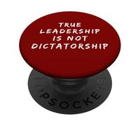 True Leadership is Not Dictorship Anti-Trump Resist PopSockets PopGrip Adhésif