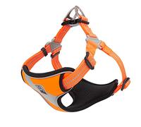 TRUE LOVE Harnais pour Chien Gilet de sécurité Step-in Style réfléchissant réglable Confortable TLH5991(Orange,M)