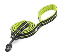 TRUE LOVE Laisse Réfléchissante pour Chien Longueur 200cm TLL2111 (Jaune Fluo, L)