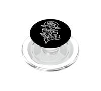 True Love Rose Tatouage Traditionnel Old School Flash Graphic PopSockets PopGrip pour MagSafe