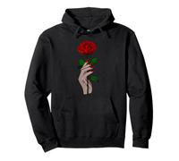 True Love Roses Rouges Rosas Vintage Retro Esthétique Art Sweat à Capuche