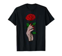 True Love Roses Rouges Rosas Vintage Retro Esthétique Art T-Shirt