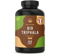TRUE NATURE Triphala Bio - Hautement Dosé - 2000mg/Jour - 360 Gélules