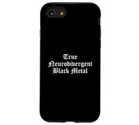 True Neurodivergent Black Metal Music Kvlt Humour Coque pour iPhone SE (2020) / 7/8