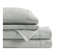True North by Sleep Philosophy Premier Confort Shet20-735 Micro Polaire Sheet Set, Twin XL, Gris