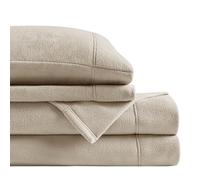 True North by Sleep Philosophy Premier Confort Shet20-741 Micro Polaire Sheet Set, Twin XL, Taupe