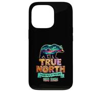 True-North fait confiance à Jésus dans un monde sauvage Vbs Bear Nature Coque pour iPhone 13 Pro
