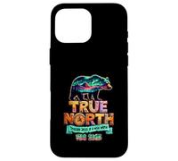 True-North fait confiance à Jésus dans un monde sauvage Vbs Bear Nature Coque pour iPhone 16 Pro Max