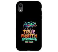 True-North fait confiance à Jésus dans un monde sauvage Vbs Bear Nature Coque pour iPhone XR