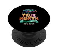 True-North fait confiance à Jésus dans un monde sauvage Vbs Bear Nature PopSockets PopGrip Adhésif