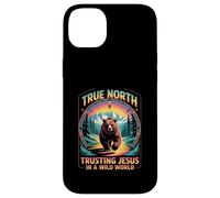 True-North fait confiance à Jésus pendant un été chrétien dans un monde sauvage Coque pour iPhone 14 Plus
