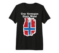 True Norwegian Black Metal T-Shirt Haut de Gamme