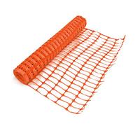 True Products B1003 A 5,5 kg 1 m x 50 m rouleau de clôture en maille filet Barrière de sécurité en plastique - Orange (en)