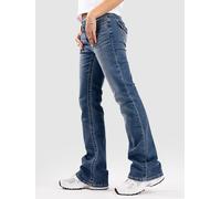 True Religion Becca Mid Rise Boot Cut Flap Jeans bleu 25
